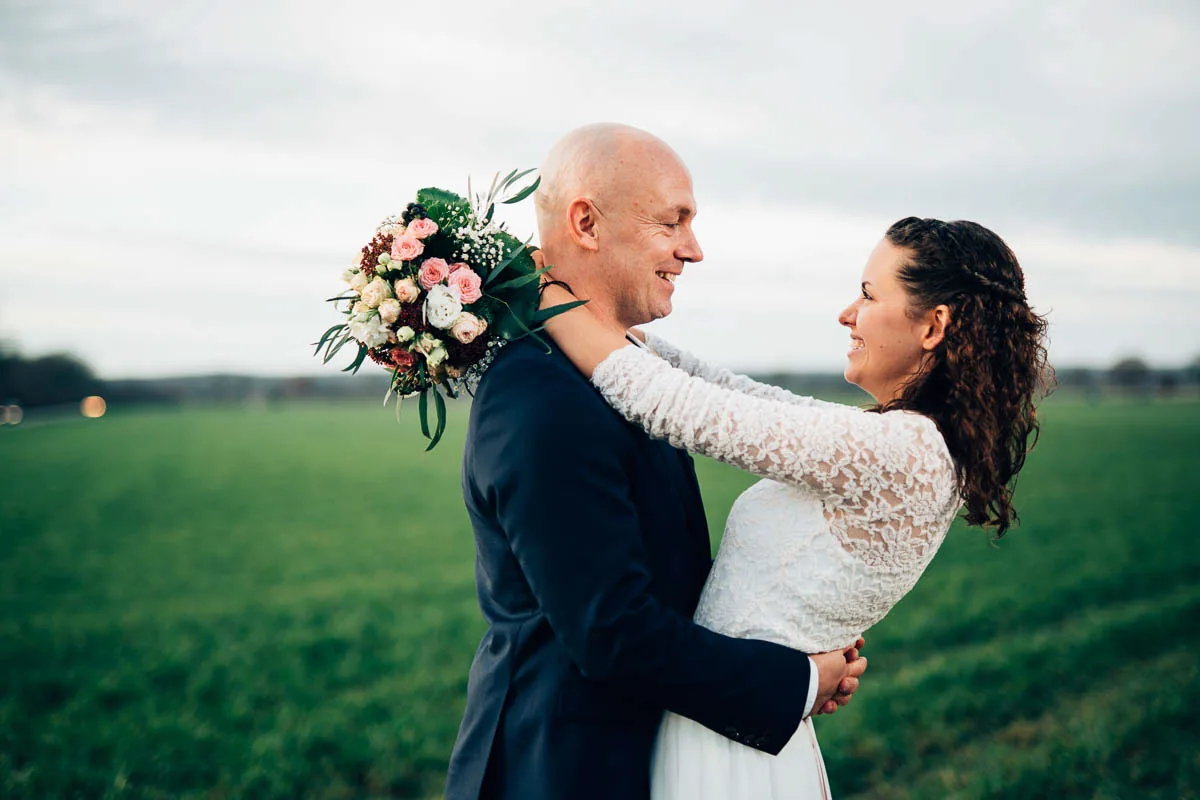 Hochzeitsfotografie eines Brautpaars – Aufnahme 8