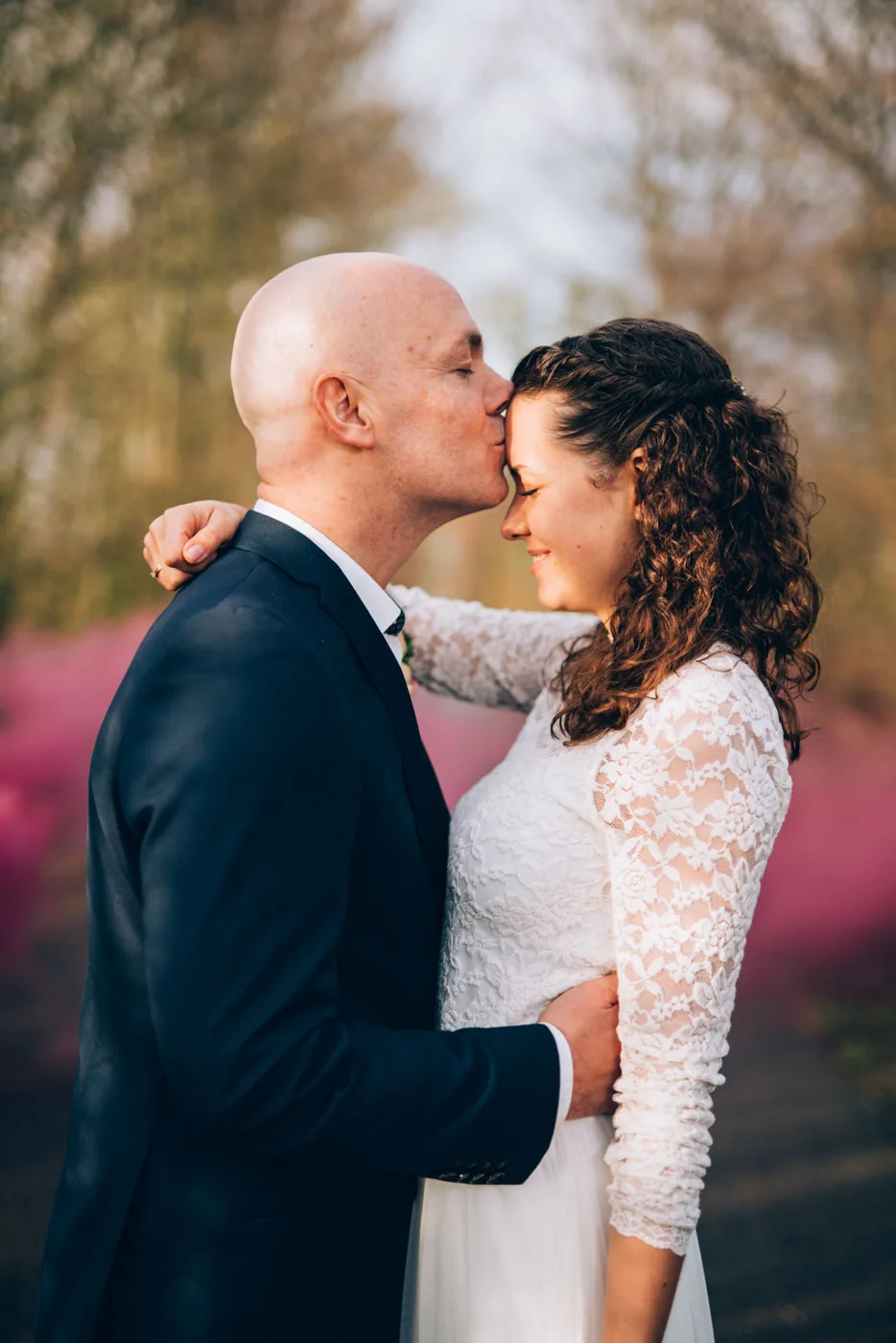Hochzeitsfotografie eines Brautpaars – Aufnahme 10