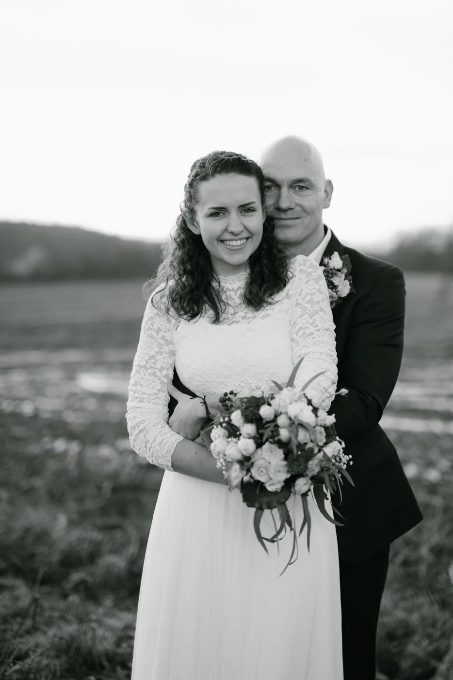 Hochzeitsfotografie eines Brautpaars – Aufnahme 11